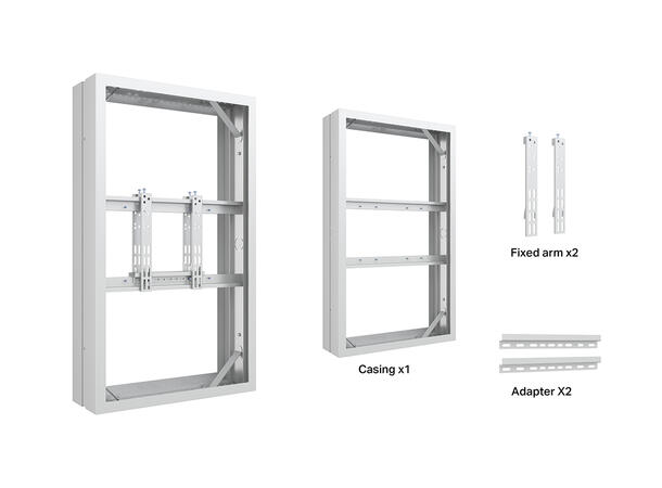 Multibrackets Pro Series - Enclosure 43" Medium B2B White 