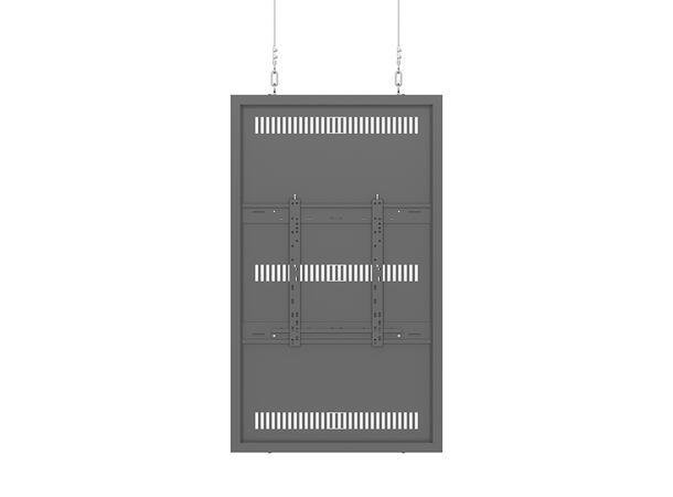 Multibrackets Pro Series - Enclosure 55" Wire Slim Medium Black 