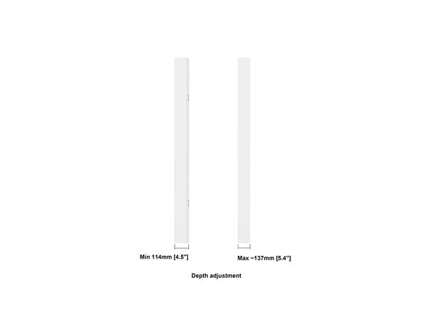 Multibrackets Pro Series - Enclosure 75" High Brightness Wall Large White 