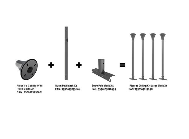 Multibrackets Pro Series - Enclosure Hol der Small 220mm 