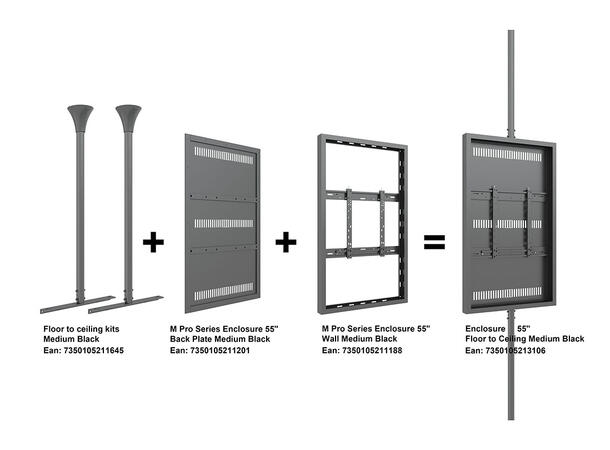 Multibrackets Pro Series - Enclosure Hol der Large 550mm 