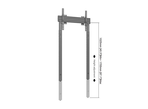 Multibrackets Pro Series - Wallmount Fix ed MBW1U 400 w Floorsupport* 