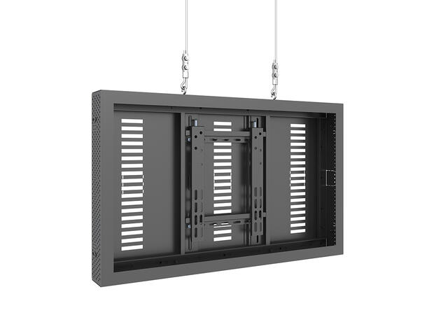 Multibrackets Pro kabinet 32" Svart, vaier 