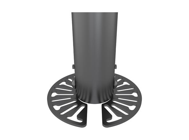 Multibrackets Takfeste kamera CCTV Svart | 30Kg | Single-Dome | 162cm 