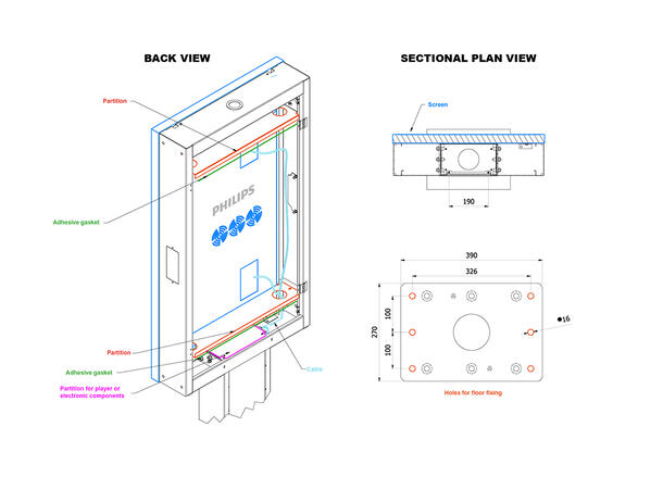 Multibrackets Totem Pro Single 55BDL60 