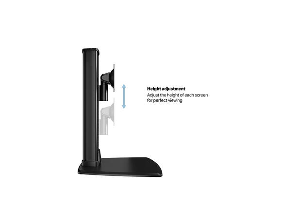 Multibrackets bordstativ HD Single Svart , VESA 100, 24Kg, 32-50" 