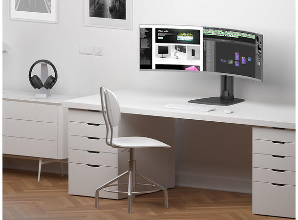 Multibrackets bordstativ HD Single Svart , VESA 100, 24Kg, 32-50" 