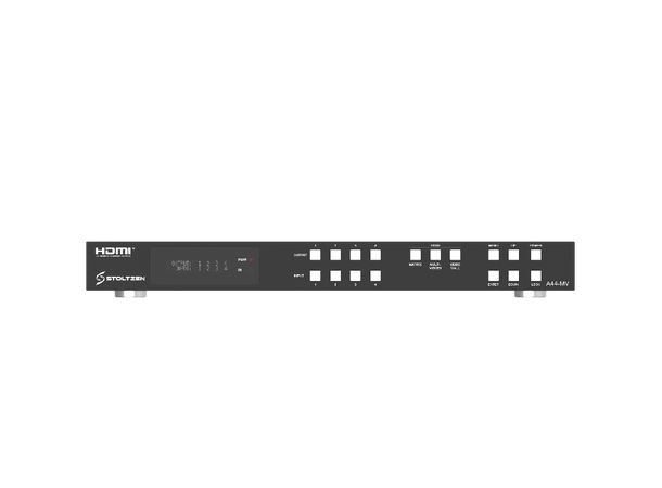 Stoltzen ATHENA A44 MV HDMI Matrix 4x4 HDMI 2.0 | 4K@60 | VideoWall | Multiview 