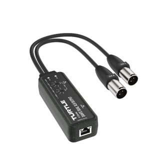 Turtle AV Dante Dual XLR Output Adapter