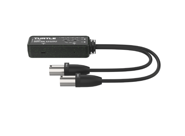 Turtle AV Dante Dual XLR Output Adapter 