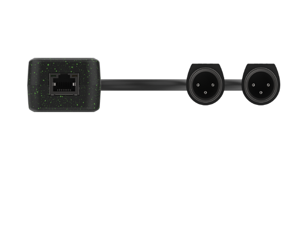 Turtle AV Dante Dual XLR Output Adapter 