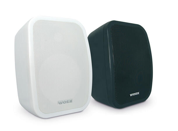 Work Høyttalere NEO 6 IP Par Sorte Passiv 2 veis 6,5+1" 32W@100V IP65 