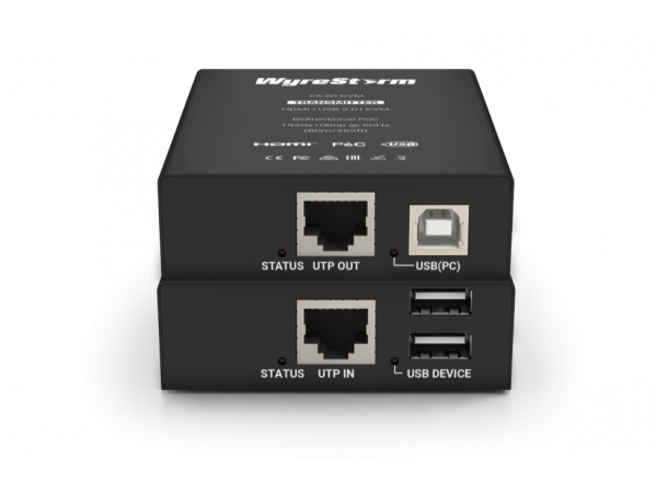 Wyrestorm EX-80-KV UTP Extender USB 2.0 | PoC | 1080p60Hz 