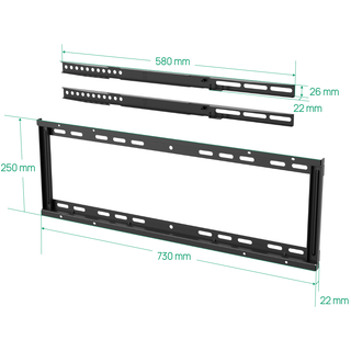 Yealink Veggfeste MD-WallMount Wall mount kit for MD65/MD75/MD86