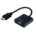 LinkIT HDMI han - VGA hun + audio adapt. m. 15 cm kabel. opsjon for ekst. power