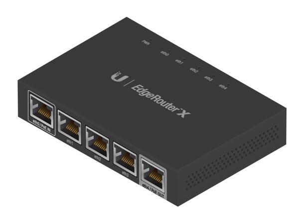 Ubiquiti EdgeRouter X 4-port Gigabit Router with optional single pas