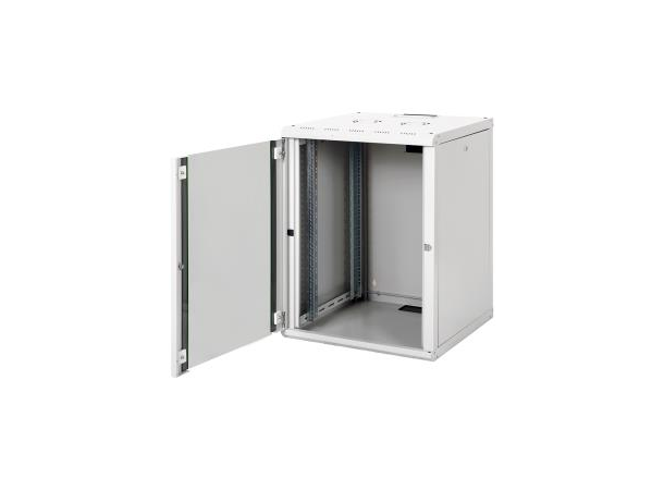 Lande Proline 16U Grey W600xD600xH818 | Glass door | 100 kg 