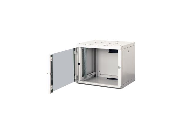 Lande Proline 9U W600xD450xH505 | Grey | Glass door 