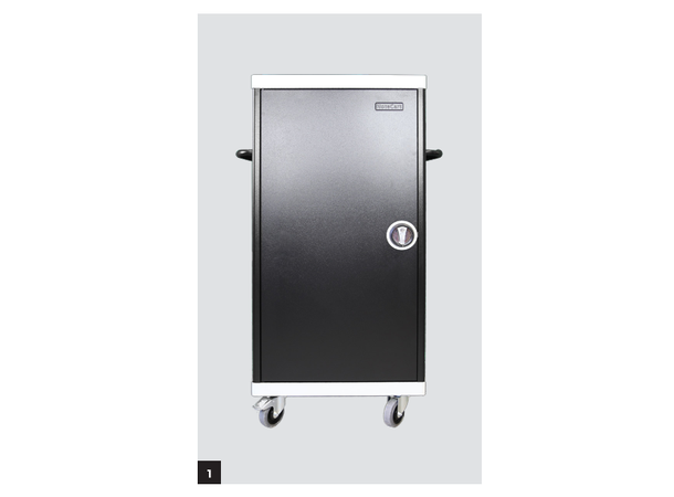 Leba NoteCart UniFit 16 Cabinet 16 Laptops , H1355xW805xD625 