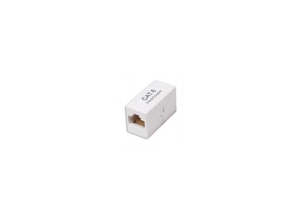 Linkit RJ45 Skjøteledd Cat.6 UTP Hvit Inline coupler | Cat.6 | UTP 
