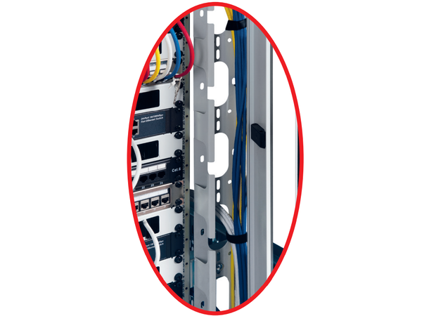 Lande Dynamic 42U + VCM W800xD1000XH2053 | Black 