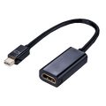 LinkIT Mini Displayport - HDMI, svart DP 1.1a, 1080P@24/30Hz 0,1m. kab, PC/MAC