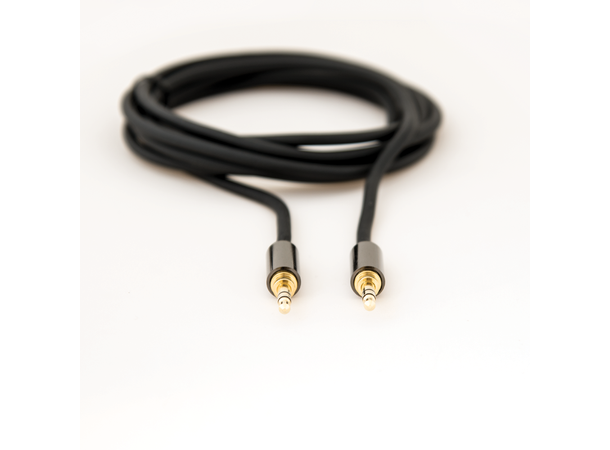 Stoltzen Flex lydkabel 3,5mm han/han 1m Myk | Fleksibel kabel | 5mm | 2 x 24AWG