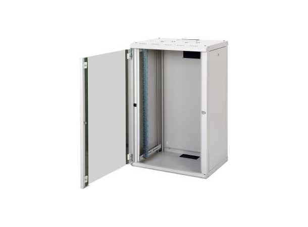 Lande Proline 20U Grey W600xD450xH996 | Glass door | 100 kg 