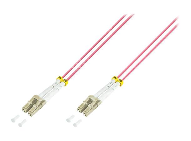 LinkIT fibersnor OM4 LC/LC 2.5m Duplex , MM , LSZH 