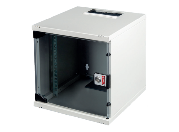 Lande 10" Netbox SOHO 6U W312xD300xH330 | Grey | Glass door 