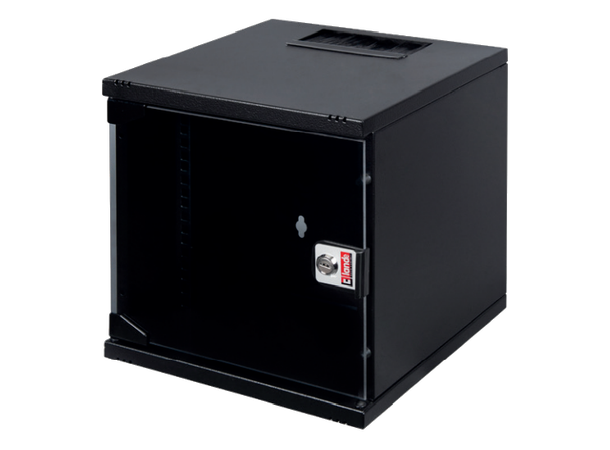 Lande 10" Netbox SOHO 6U W312xD300xH330 | Black | Glass door 