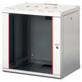 Lande Proline 12U Grey W600xD450xH640 , Glass door , 100 kg