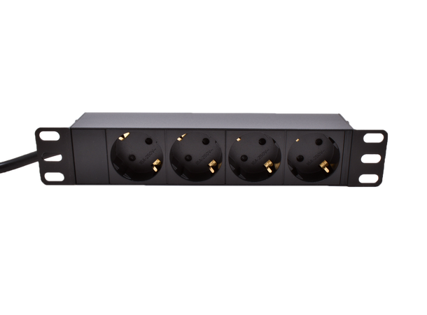 LinkIT 10" Strømskinne 4xCEE 7/4 2m CEE 7/7 | 16A 