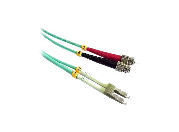 LinkIT fibersnor OM3 LC/ST 10m Duplex , MM , LSZH 