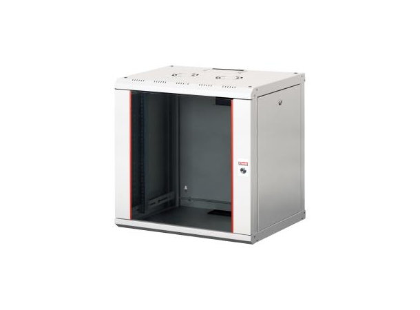 Lande Proline 12U Grey W600xD600xH640 | Glass door | 100 kg 