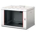 Lande Proline 7U Grey W600xD450xH418 , Glass door , 100 kg