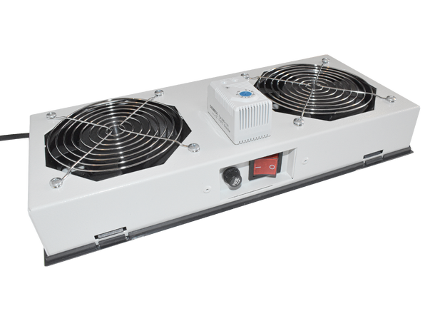 Lande Viftemod. 2x for IP55 19" veggskap For SAFEbox | m/termostat | 230VAC 