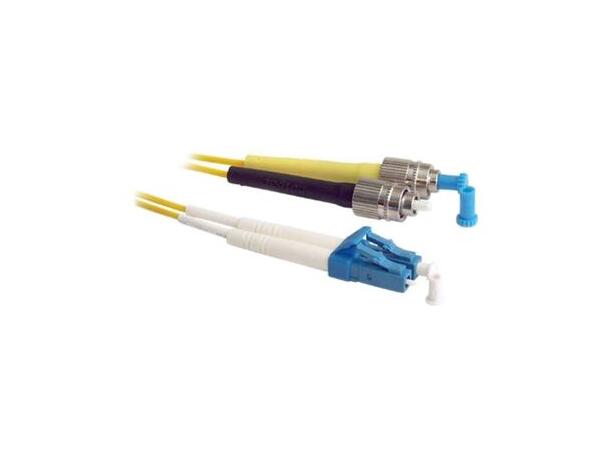 LinkIT fibersnor OS2 LC/FC 15m Duplex , SM , LSZH , Yellow 