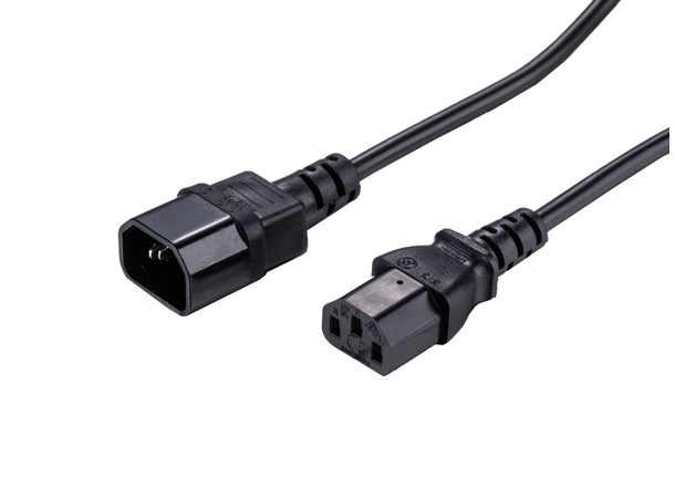 LinkIT strømKabel C13/C14 svart 5m PVC | 3 x 1,00 mm²
